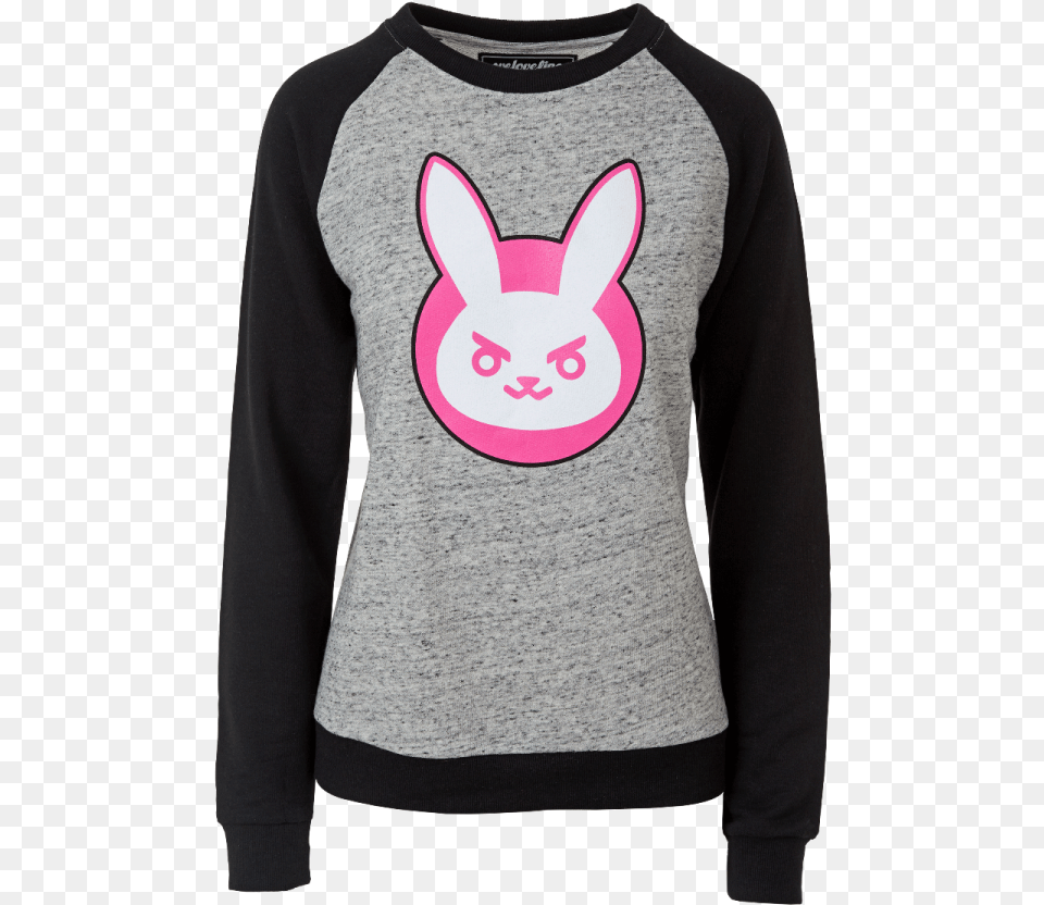 Va Long Sleeve Shirt D Va Bunny Shirt, Clothing, Long Sleeve, Knitwear, Sweater Png