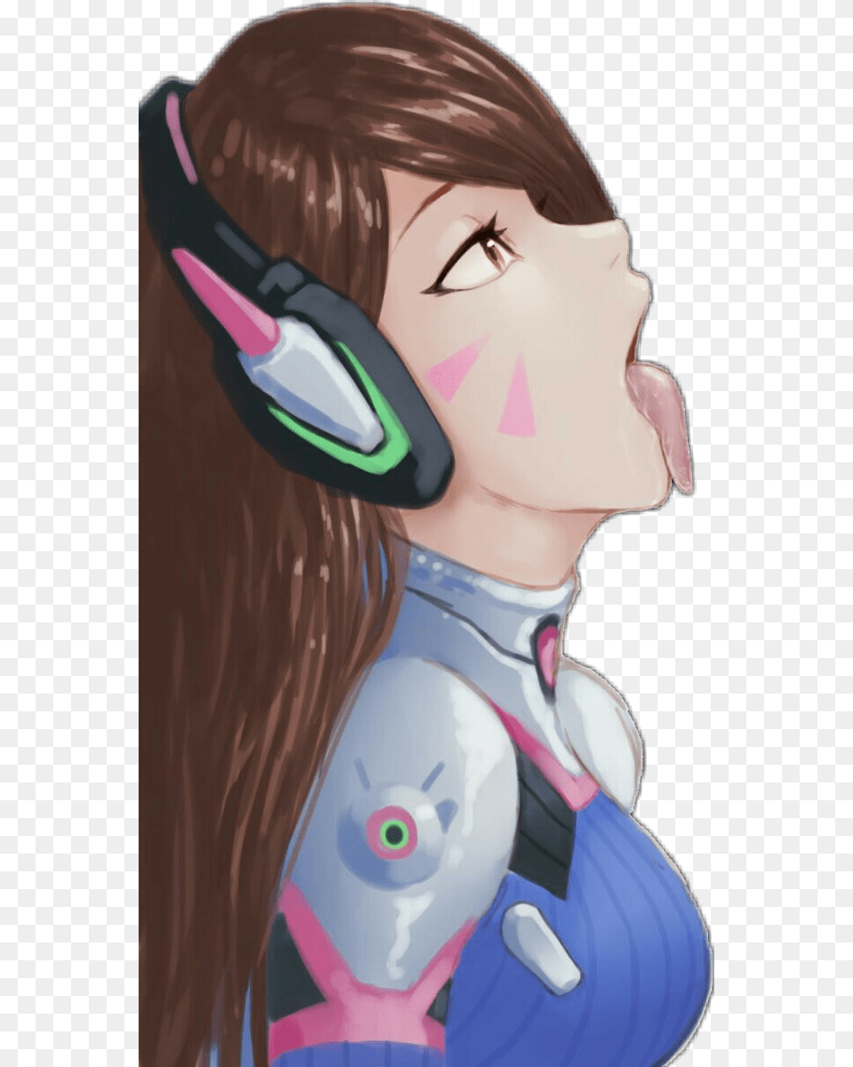 Va Overwatch Lickingdva Licking Aesthetic Girl D Va, Adult, Female, Person, Woman Free Transparent Png