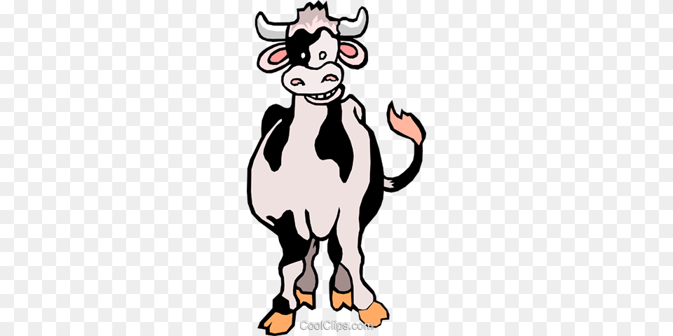 Vaca Dos Desenhos Animados Livre De Direitos Vetores Clip Art, Animal, Mammal, Cattle, Cow Free Transparent Png