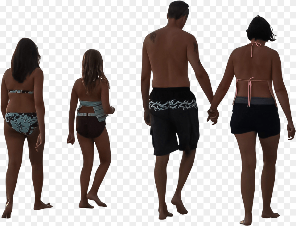 Vacation, Back, Body Part, Clothing, Shorts Free Png Download