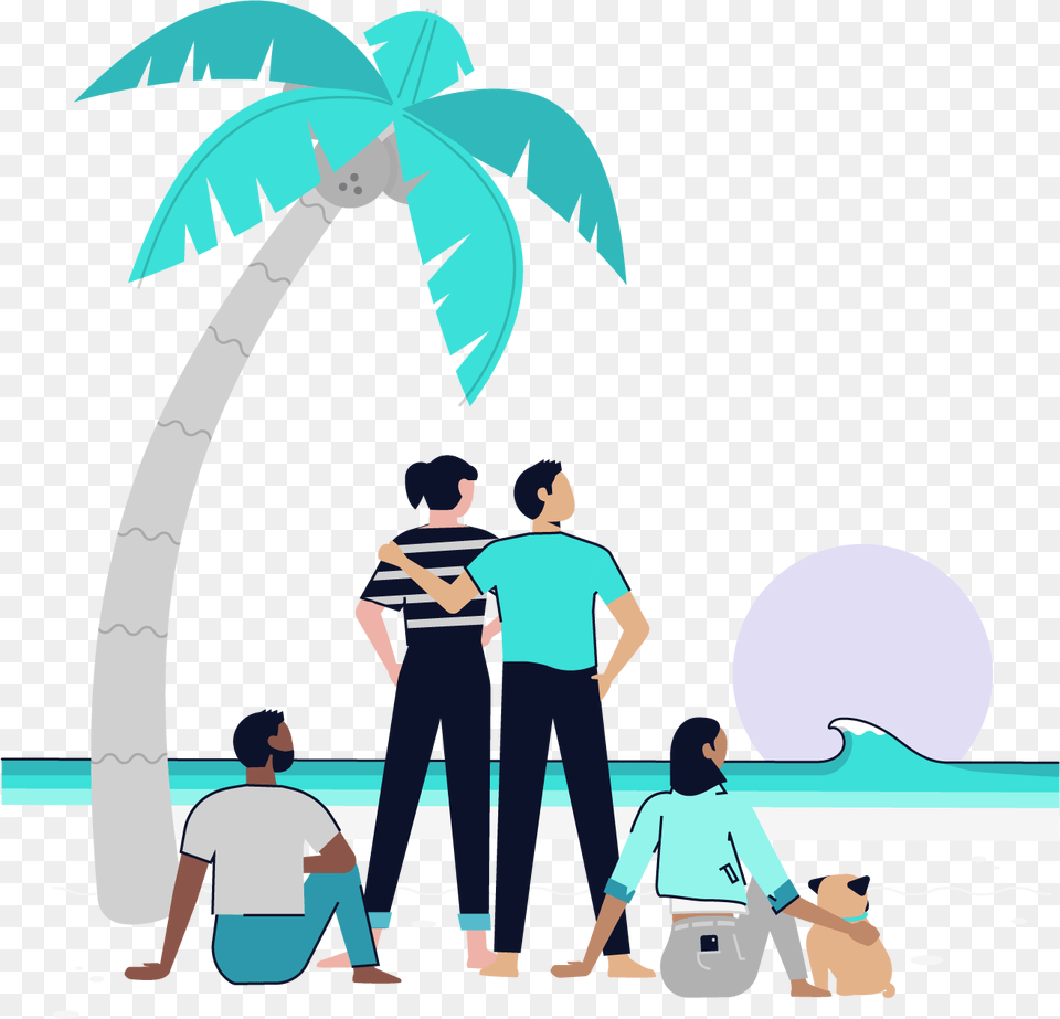 Vacation, Palm Tree, Tree, Tourist, Plant Png