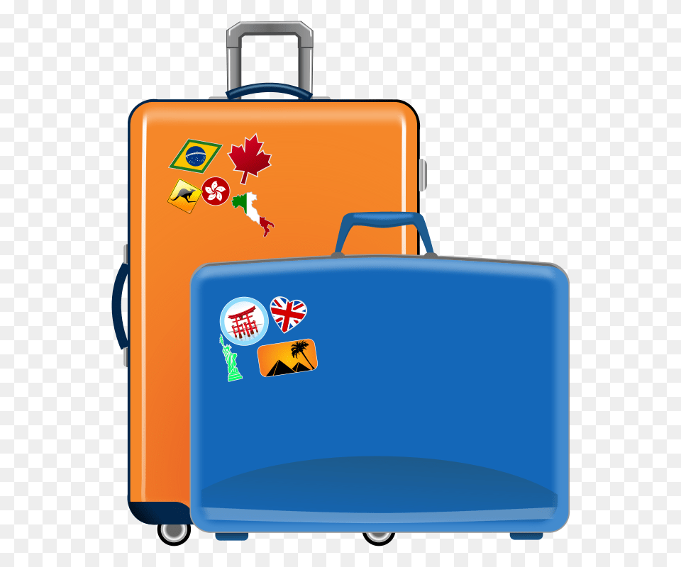 Vacation Clip Art Animated, Baggage, Suitcase, First Aid Free Png Download