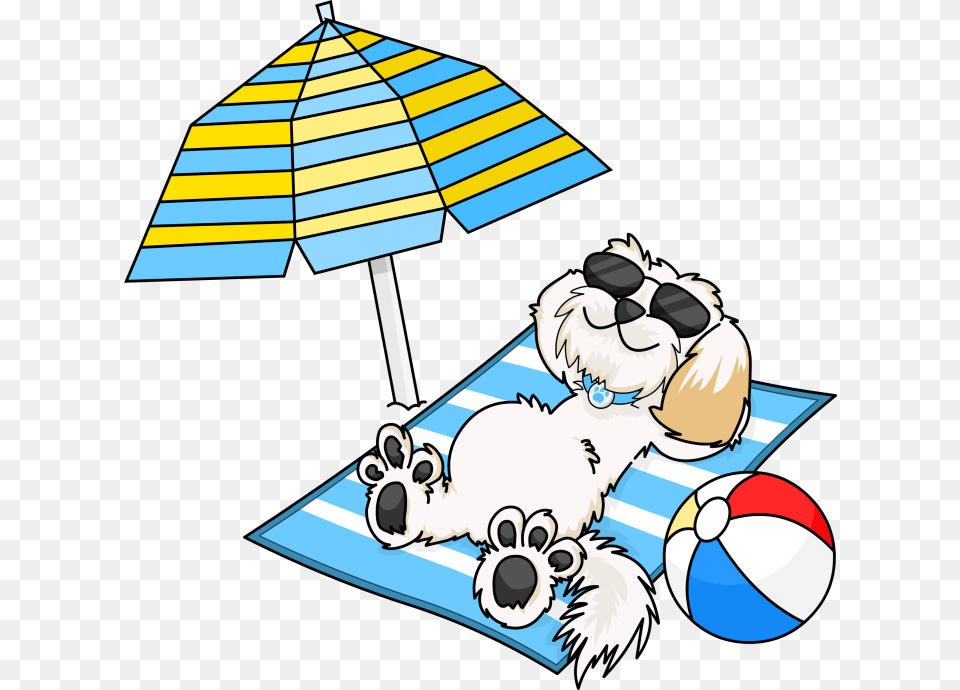 Vacation Clipart Clean Beach, Canopy Free Png