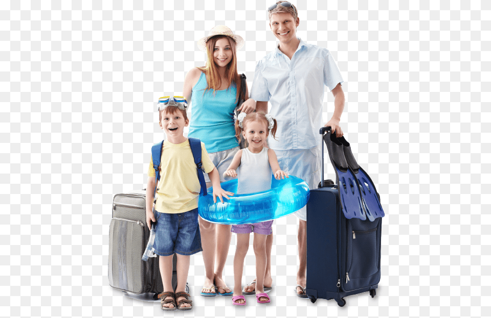 Vacation Image Family Vacation, Adult, Person, Male, Woman Free Png Download