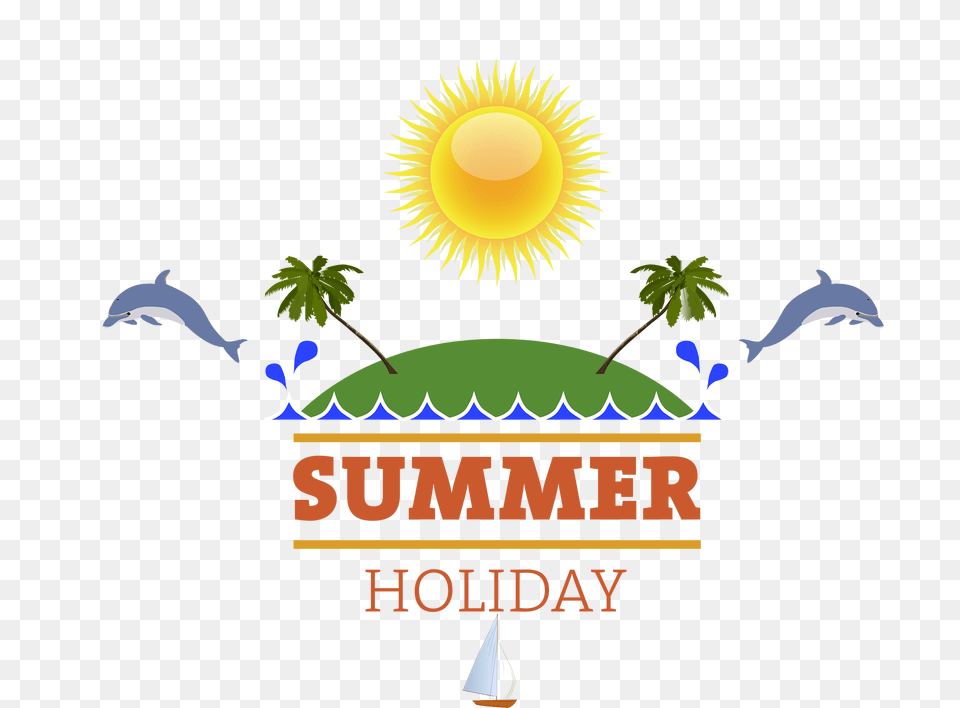 Vacations Clipart, Advertisement, Summer, Poster, Vegetation Png