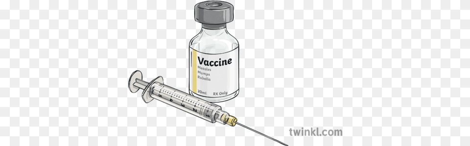 Vaccine Bottle And Needle Glass Medicine Medical Health Vaccine Bottle And Needle, Injection Png