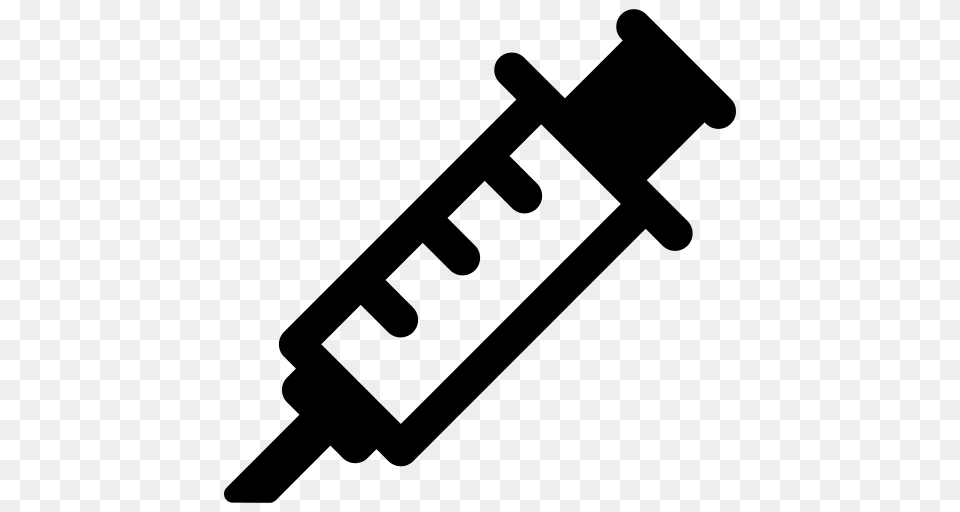 Vaccine Icon, Gray Png Image