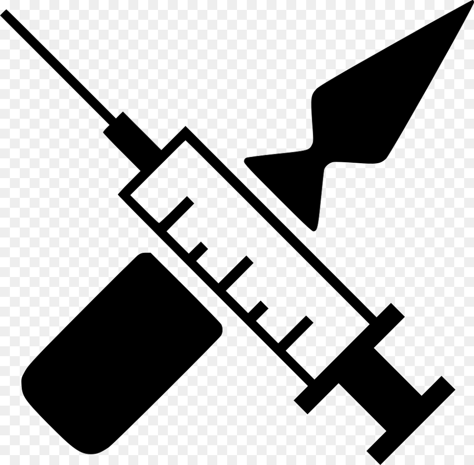 Vaccine Wellness Syringe Shot Vaccines Icon, Stencil, Injection, Device, Grass Free Transparent Png