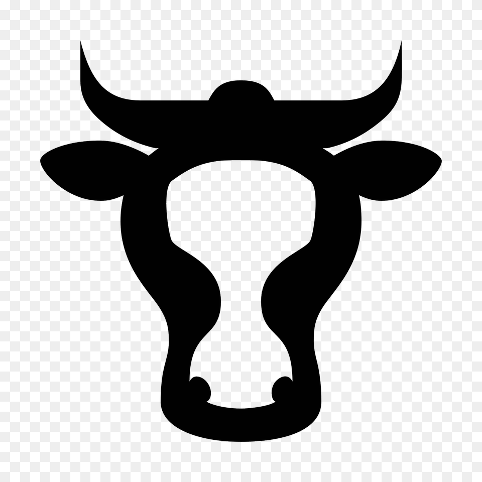 Vache Icon, Gray Free Transparent Png