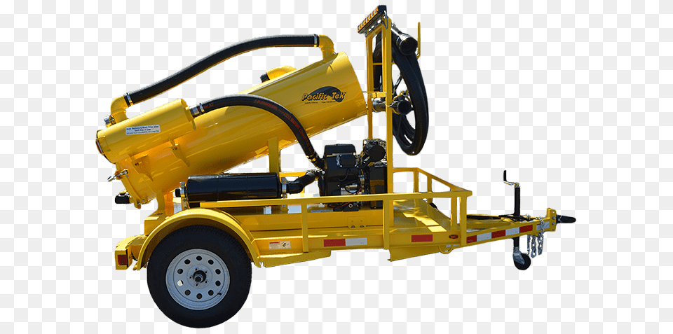 Vacuum Excavation Trailer, Bulldozer, Machine, Alloy Wheel, Vehicle Png Image