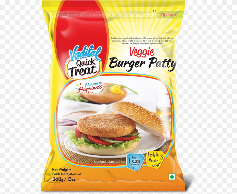 Vadilal, Burger, Food, Lunch, Meal Free Transparent Png