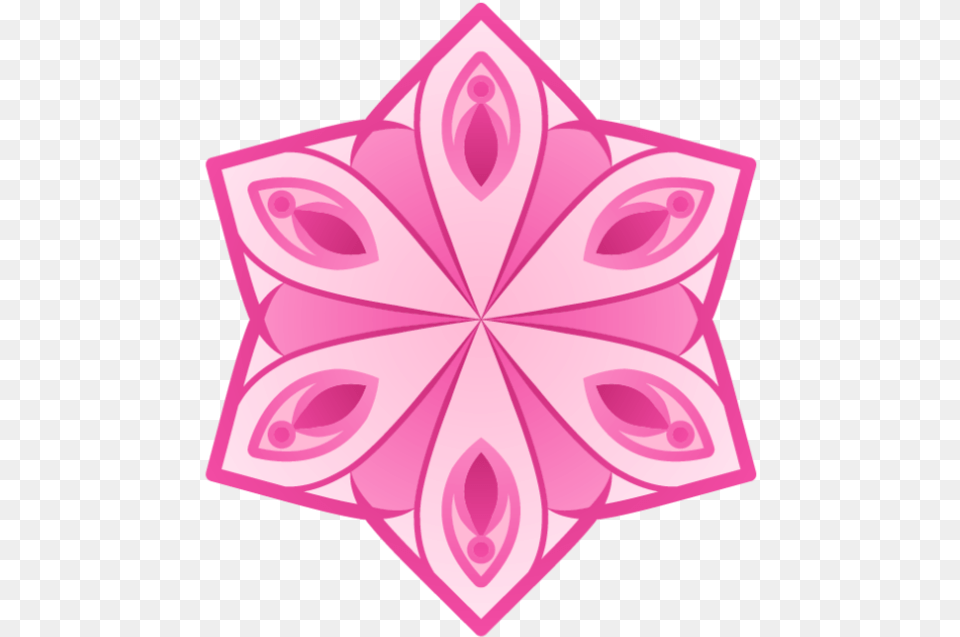 Vagina Mandala Flower Logo By Ana Novakovic New Icon, Dahlia, Plant, Pattern, Paper Png