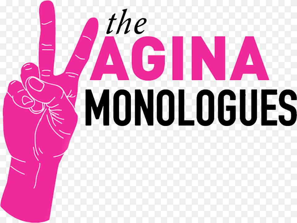 Vagina Monologue Peace Sign Black Text No Background Graphic Design, Body Part, Finger, Hand, Person Free Png Download