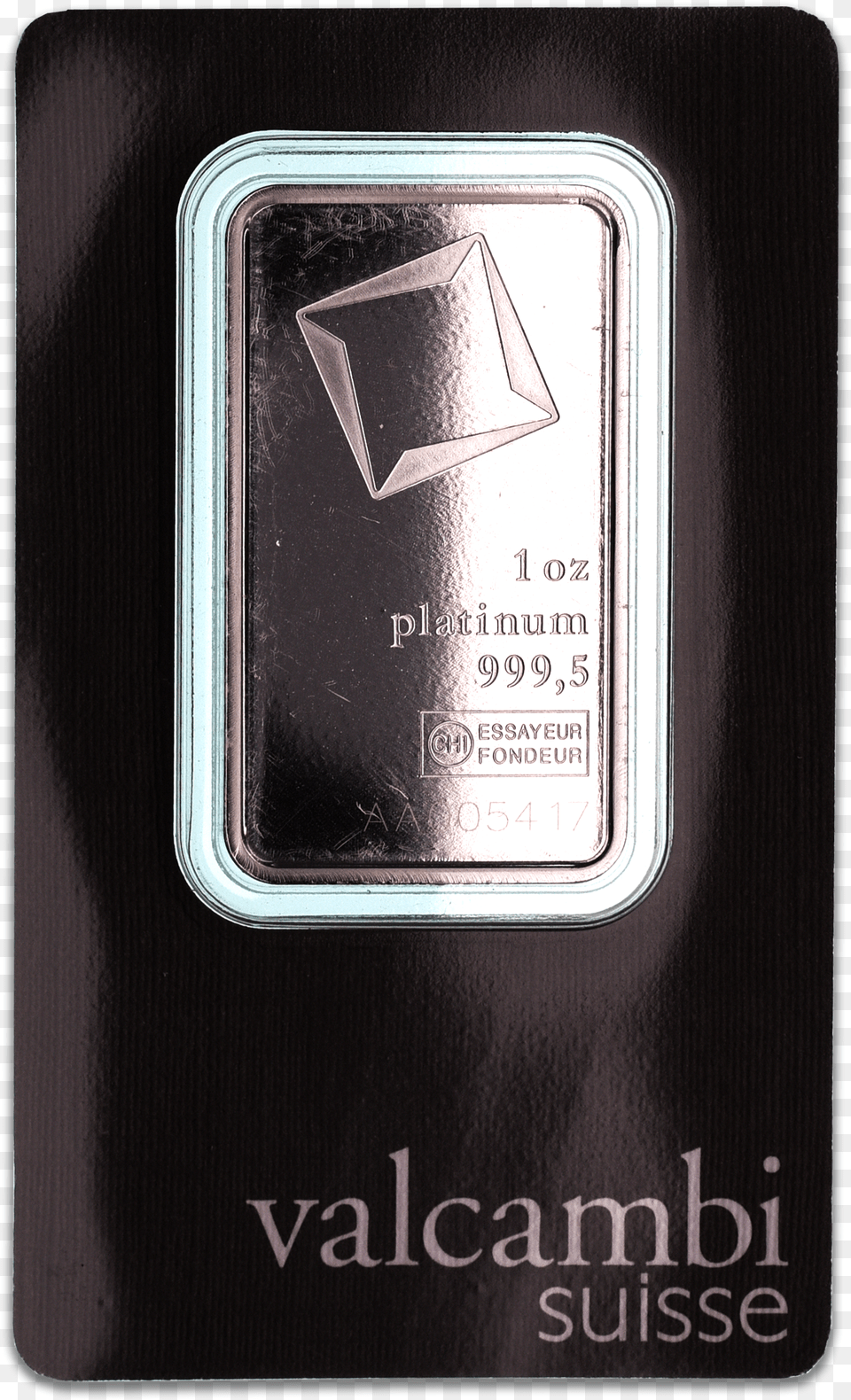 Valcambi Platinum Bar Data Storage Device Png