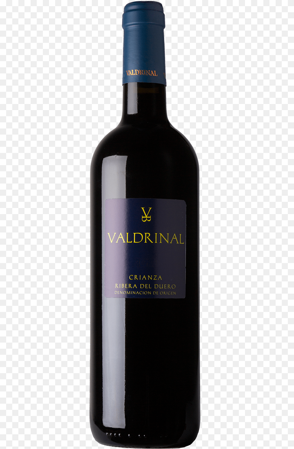 Valdrinal Crianza Wine Bottle, Alcohol, Beer, Beverage, Liquor Png Image