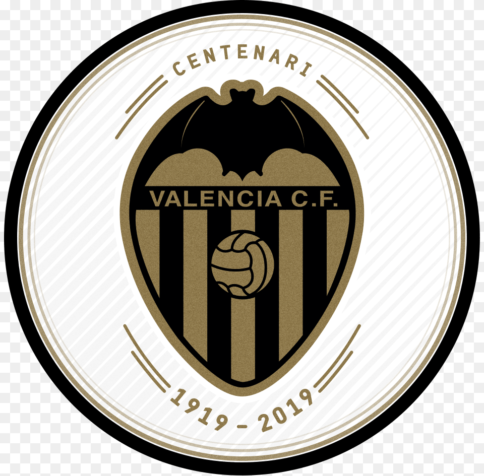 Valencia Cf, Badge, Logo, Symbol, Emblem Free Transparent Png
