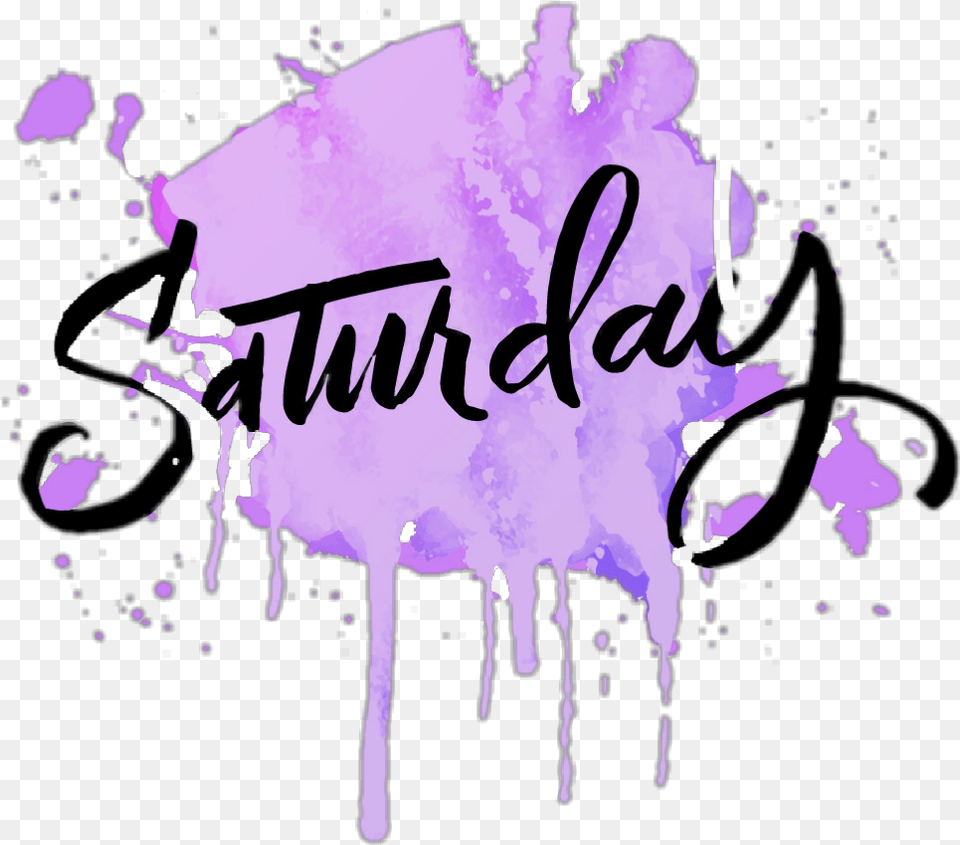 Valentina Sticker Saturday Art, Purple, Text, Handwriting, Adult Free Transparent Png