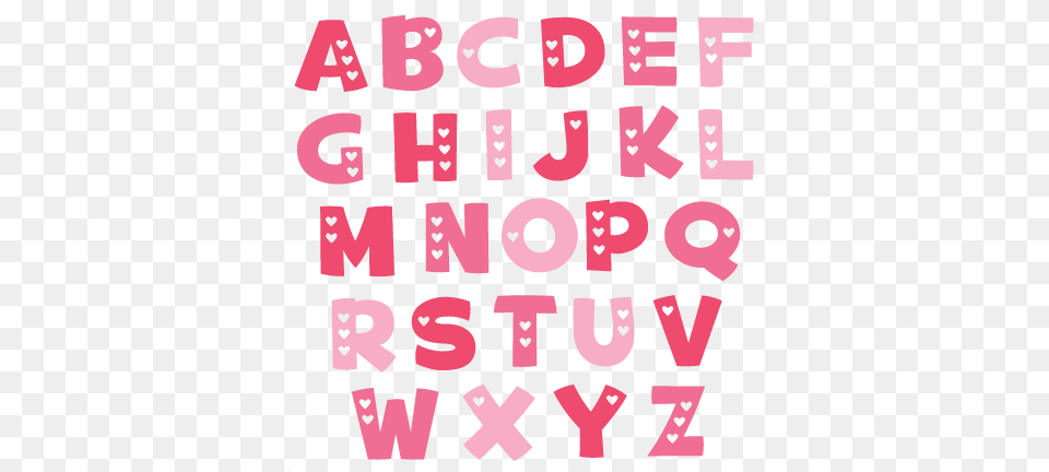 Valentine Alphabet Svg Cut Files Valentine Alphabet Alphabet Svg Files, Text Png Image