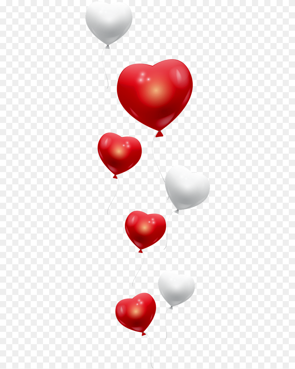 Valentine Balloons Heart Image On Pixabay Balon Merah Putih, Balloon Free Png Download