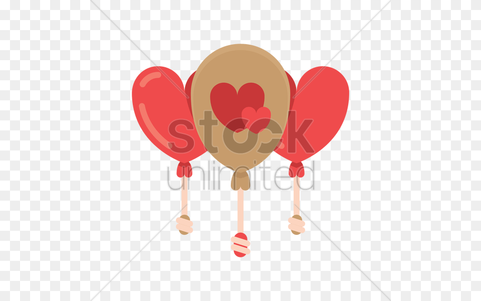 Valentine Balloons Vector Image, Balloon, Aircraft, Transportation, Vehicle Free Png Download