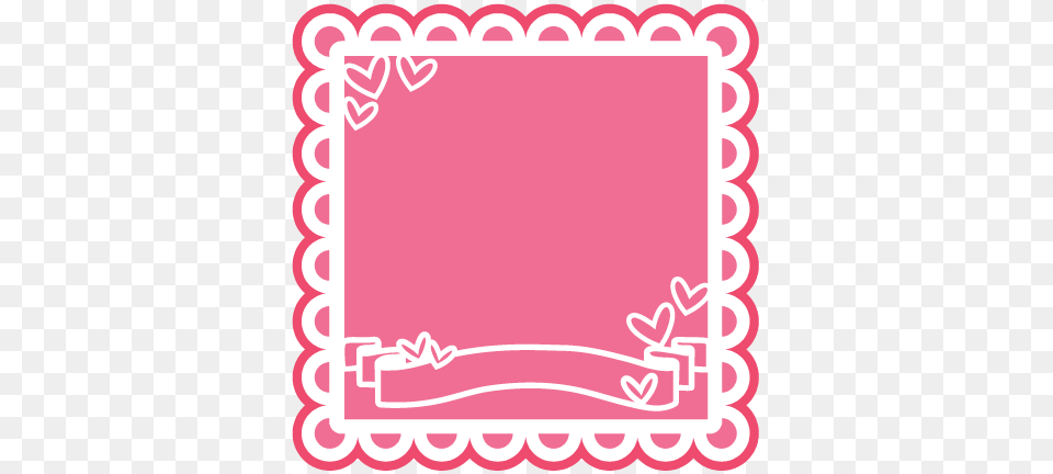 Valentine Banner Overlay Svg Scrapbook Cut File Cute Valentine39s Day, Blackboard Free Png