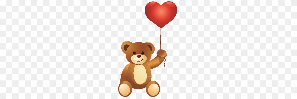 Valentine Bear Cliparts, Balloon, Animal, Mammal, Wildlife Free Png