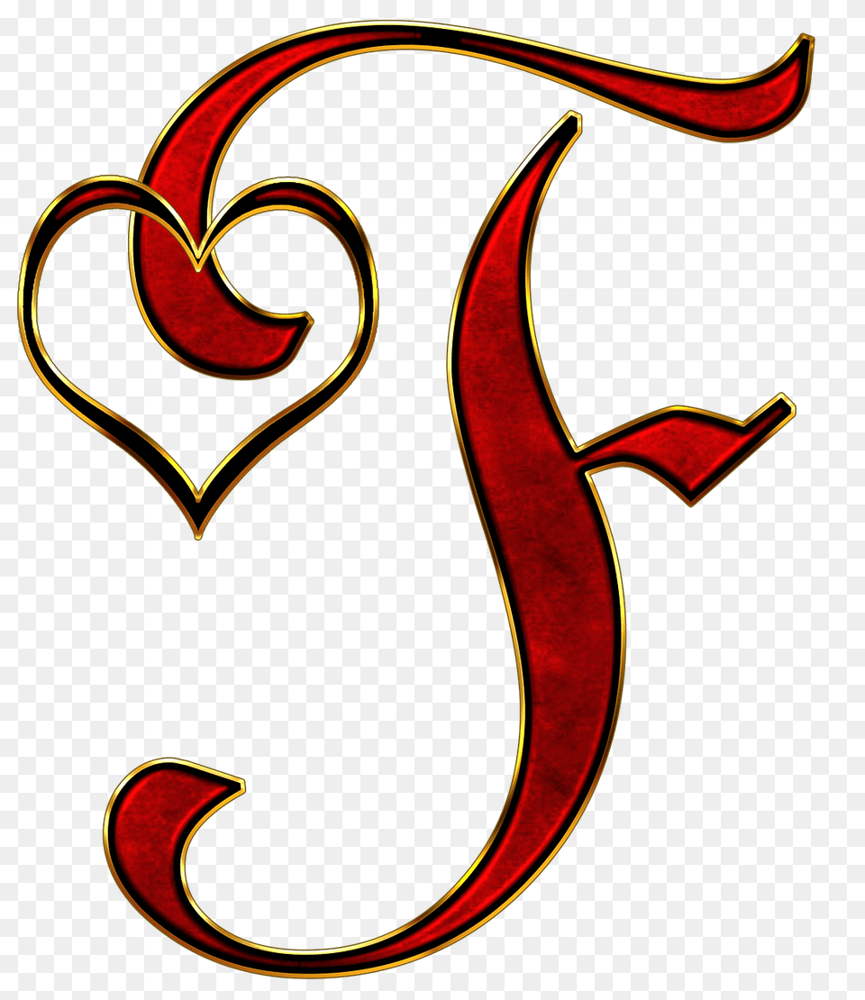 Valentine Capital Letter F, Text, Dynamite, Symbol, Weapon Free Png Download