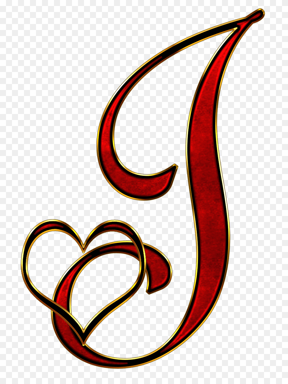 Valentine Capital Letter I, Calligraphy, Handwriting, Text, Smoke Pipe Png Image