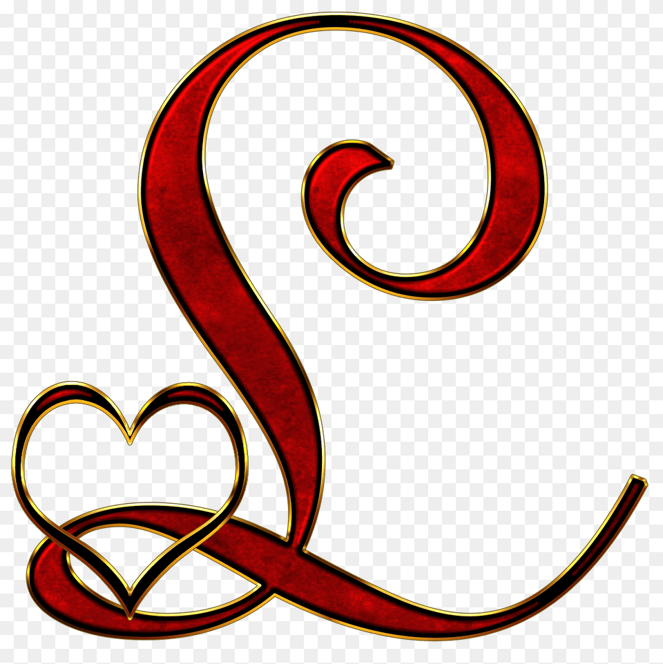 Valentine Capital Letter L, Alphabet, Ampersand, Symbol, Text Free Transparent Png