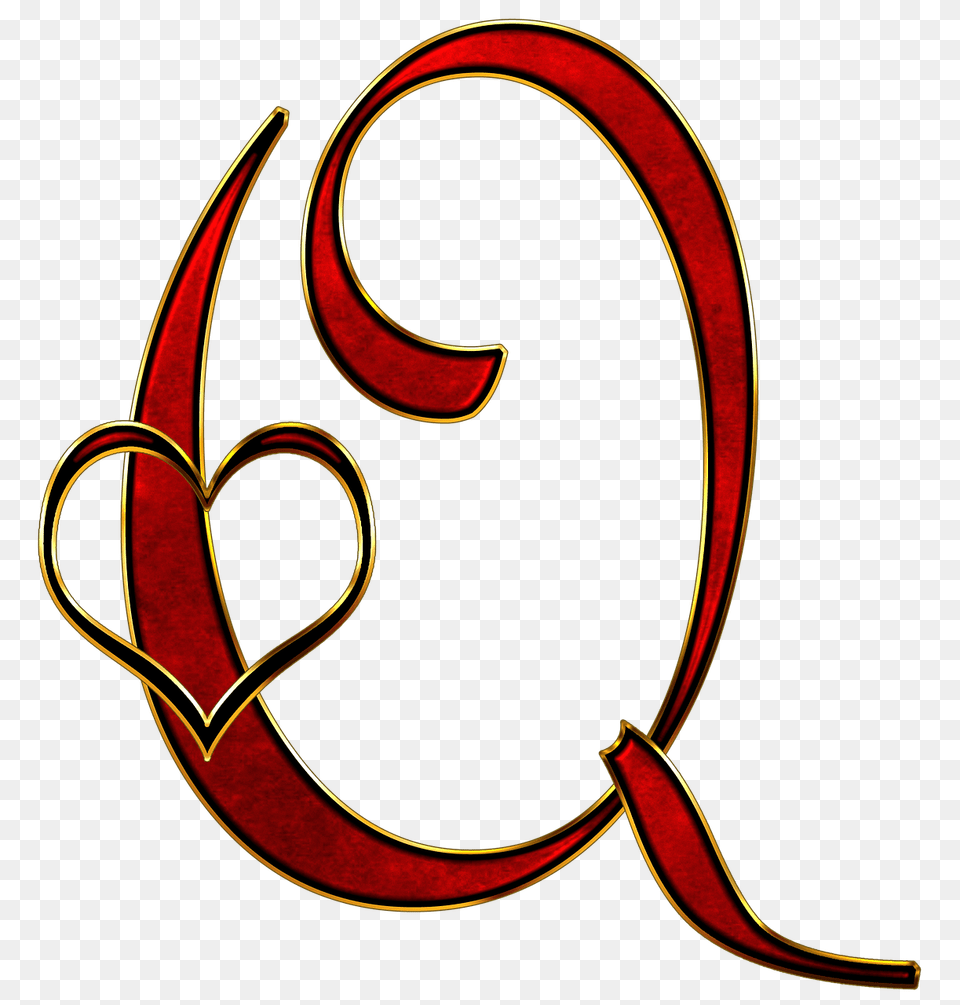 Valentine Capital Letter Q, Calligraphy, Handwriting, Text, Symbol Png