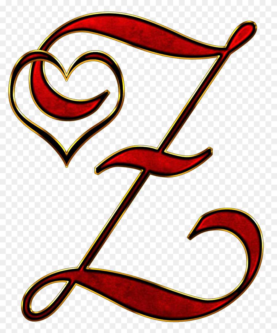 Valentine Captital Letter Z Transparent, Smoke Pipe, Symbol, Text, Alphabet Free Png Download