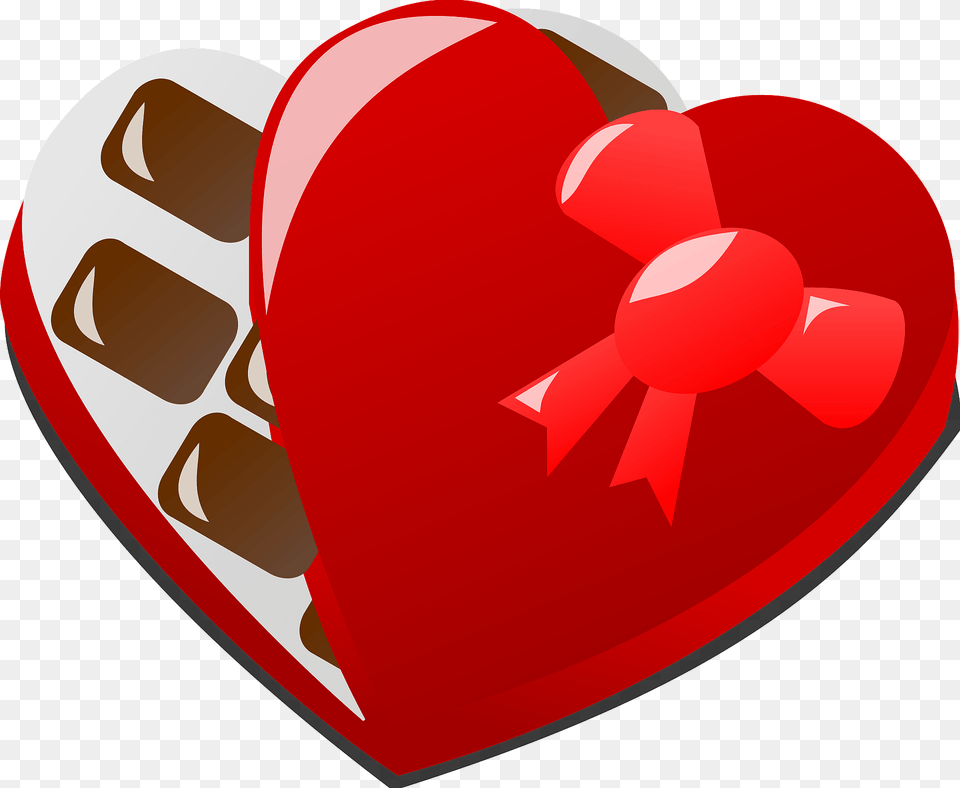 Valentine Day Chocolate Box Clipart, Heart Png Image