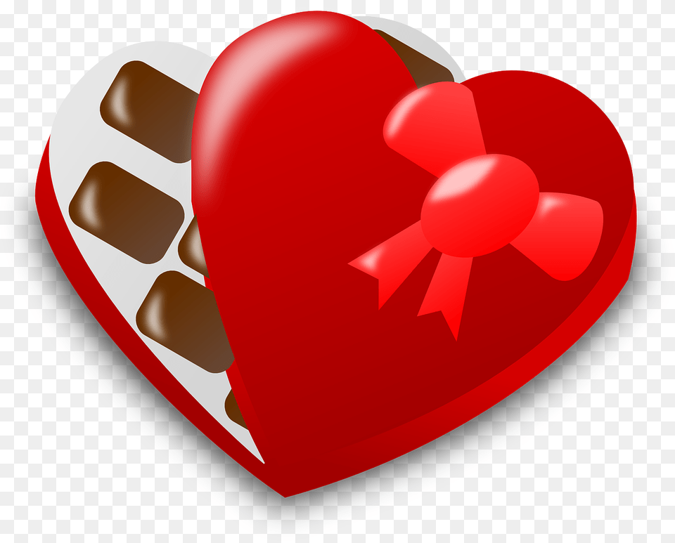 Valentine Day Icon Heart Shaped Box Of Chocolates Png Image