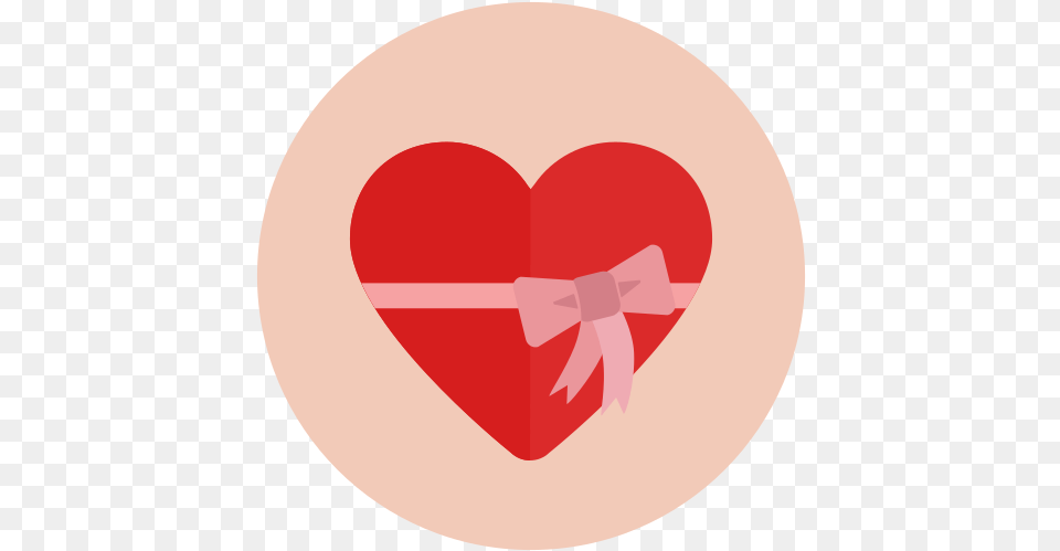 Valentine Day Present Heart Icon Girly, Food, Sweets, Disk Free Png