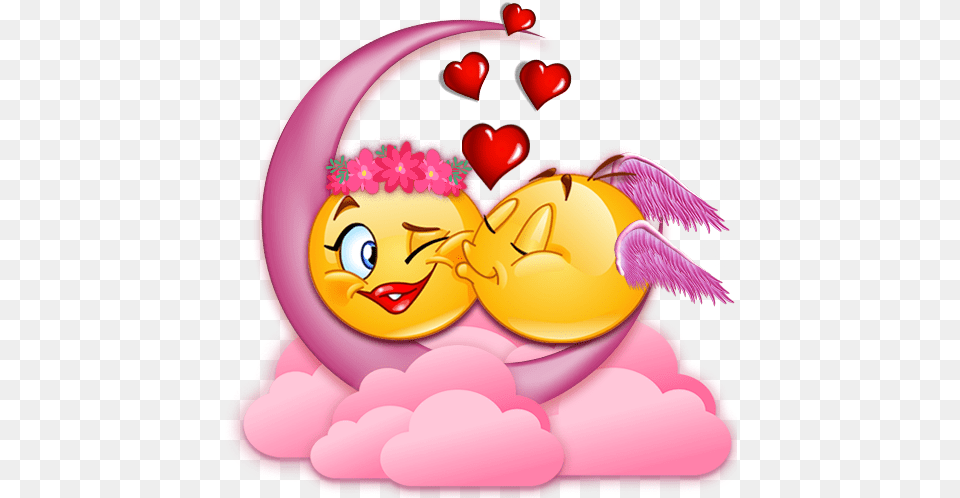 Valentine Emoji Love Apps On Google Play Good Morning My Love Kiss, Birthday Cake, Cake, Cream, Dessert Free Png