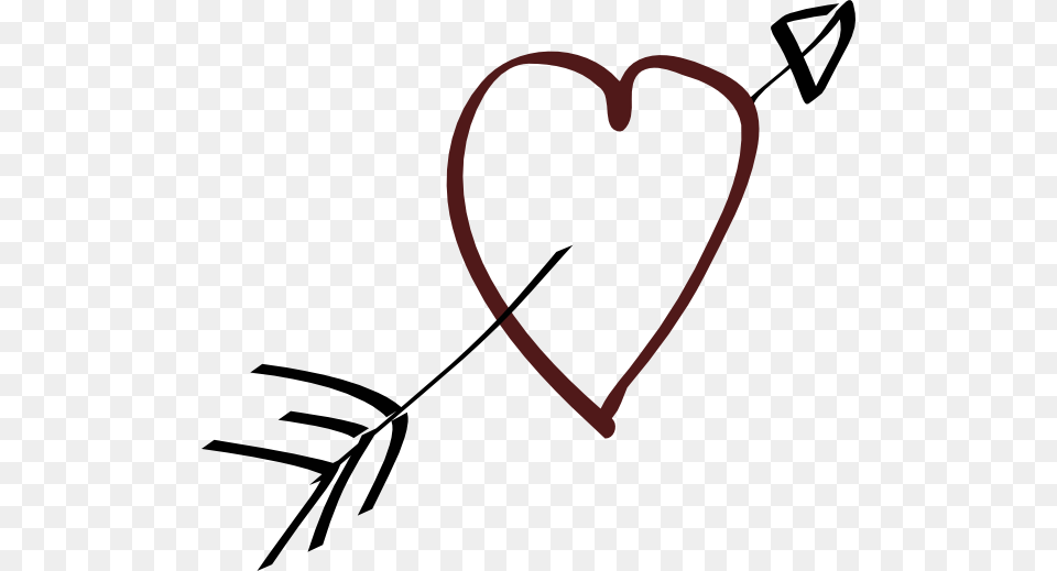 Valentine Heart Arrow Clip Art Free Vector, Bow, Weapon, Stencil Png