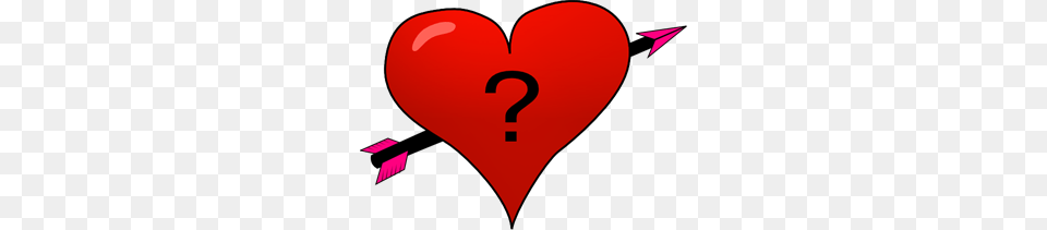 Valentine Heart Arrow With Question Mark Clip Arts For Web Png