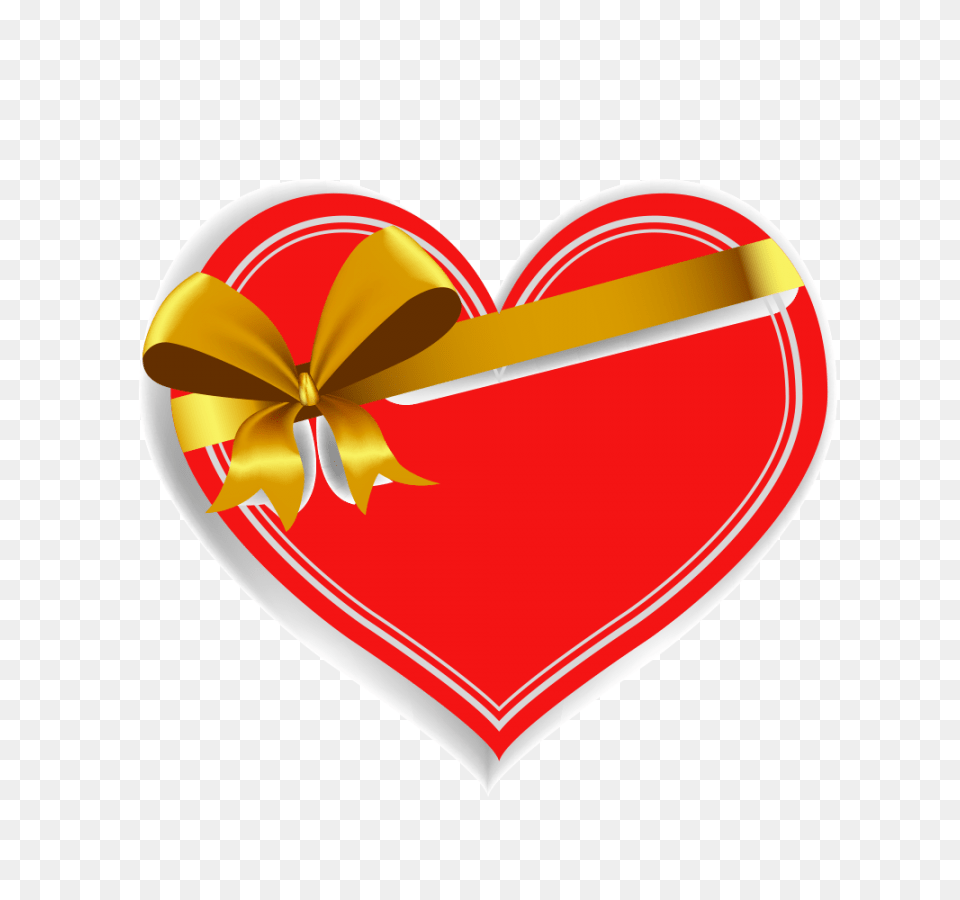 Valentine Heart Image Background With Ribbon, Food, Ketchup Free Transparent Png