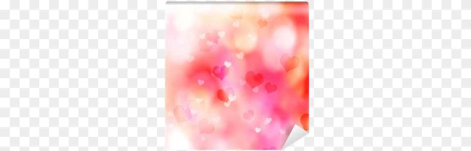 Valentine Hearts Background Wall Mural U2022 Pixers We Live To Change Heart, Flower, Petal, Plant, Art Free Transparent Png