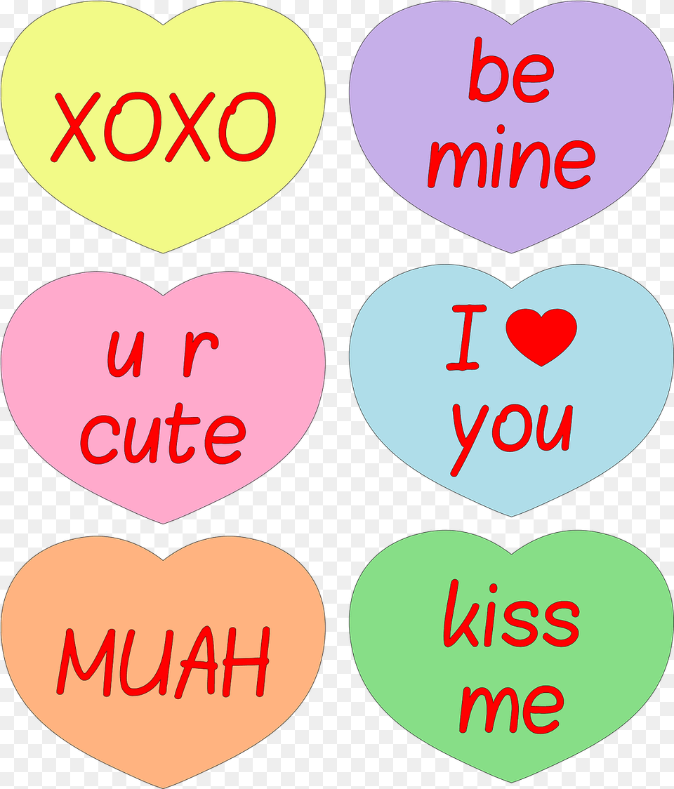 Valentine Hearts Candy Vector Graphic On Pixabay Valentine Hearts, Heart Free Png Download