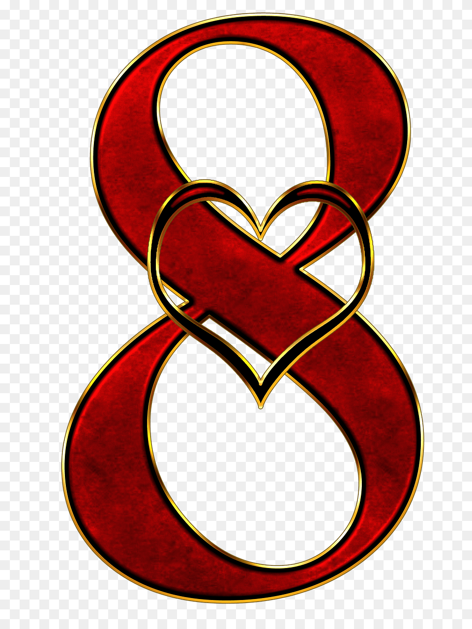 Valentine Number Transparent, Alphabet, Ampersand, Symbol, Text Png Image