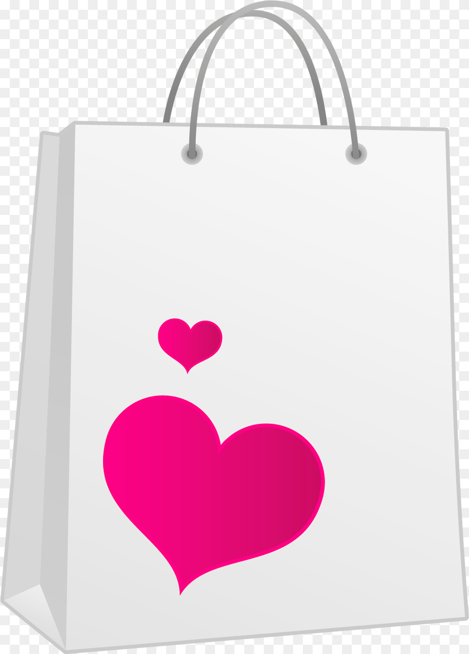 Valentine Pink Heart Bag Clipart Valentines Bag Shopping Bag, Tote Bag, White Board Free Transparent Png