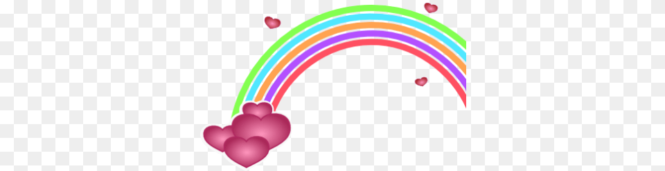 Valentine Rainbow Heart, Art, Graphics, Disk, Food Free Png