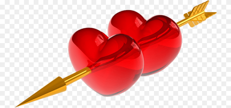 Valentine Red Hearts Images 3d Heart, Food, Sweets Png Image