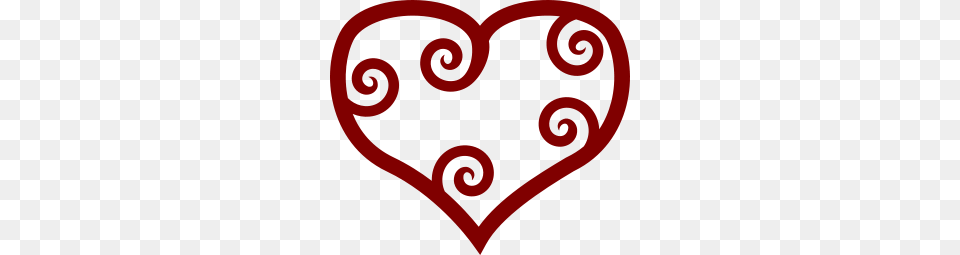 Valentine Red Maori Heart Clip Arts For Web, Home Decor Png Image