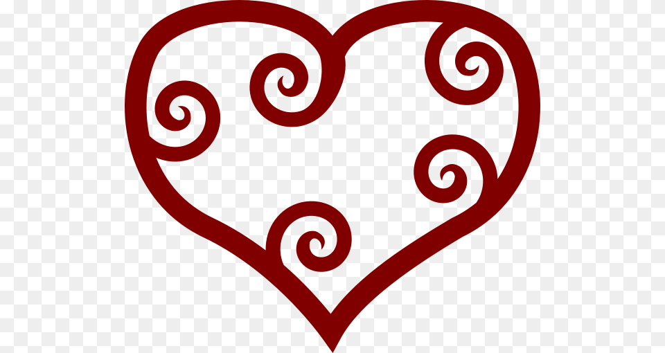 Valentine Red Maori Heart Clipart For Web Free Png Download