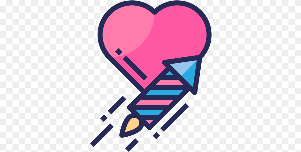 Valentine Rocket Love Valentines Romantic Heart Girly Free Png