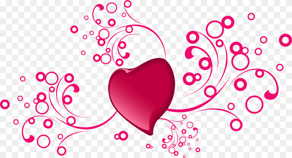 Valentine S Day Decorative Heart Transparent Clip Love Valentine Transparent, Art, Graphics, Floral Design, Pattern Free Png