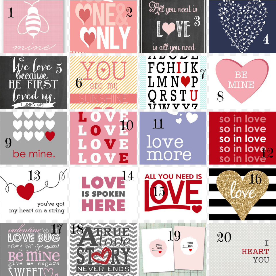 Valentine S Day Printables For Quick Amp Easy Heart, Art, Collage, Blackboard, Text Free Png