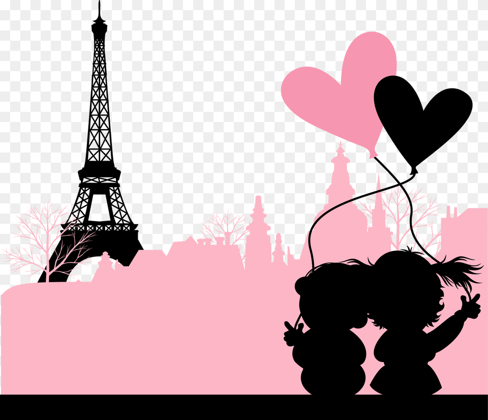 Valentine S Frases Clipart Valentine S Day Heart Gift Parigi Innamorati, Silhouette, Art, Graphics, Architecture Free Transparent Png